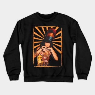 Erykah Badu Vintage Look Fan Art Design Crewneck Sweatshirt